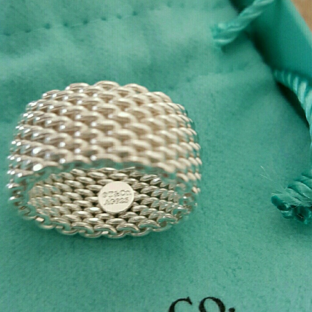 Tiffany & Co. Somerset Mesh Ring